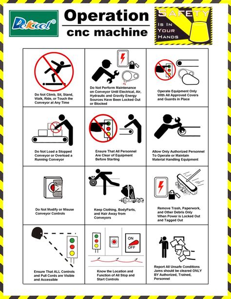 cnc machine safety guidelines|cnc machine safe operating procedure.